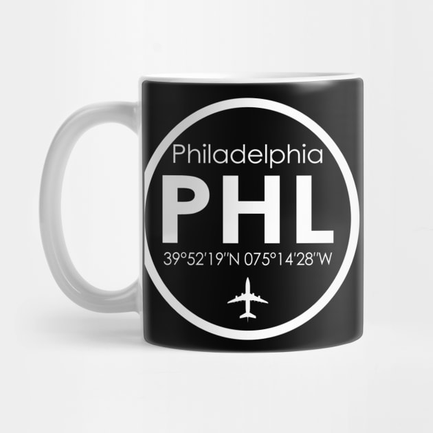 PHL, Philadelphia International Airport by Fly Buy Wear